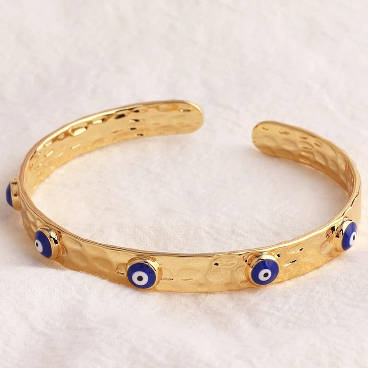 18k Evil Eye Indian Bangles