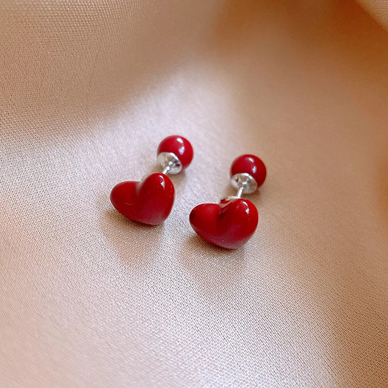 Valentina Heart Hoop Earrings