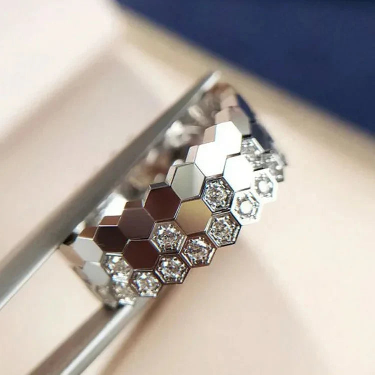 Holy Hive Silver Ring