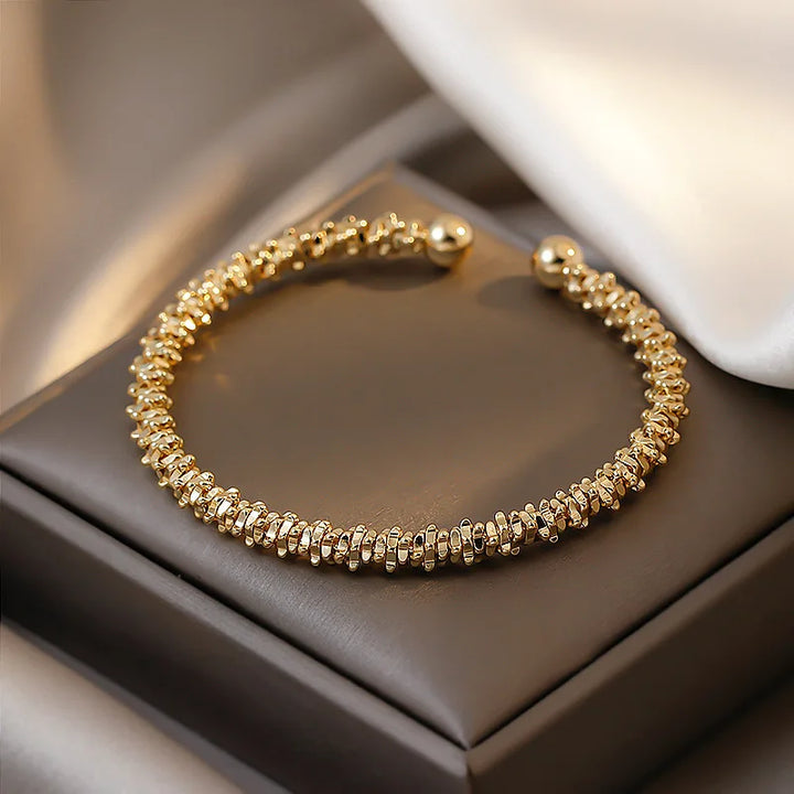 Geometric Bracelet & Earrings