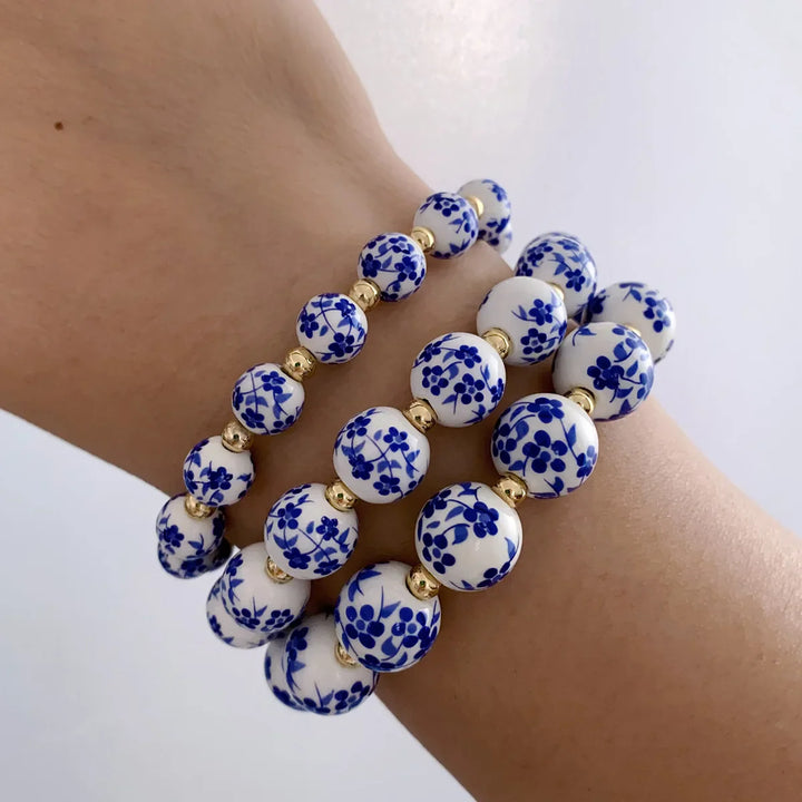 Marvain Porcelain Bead Bracelet