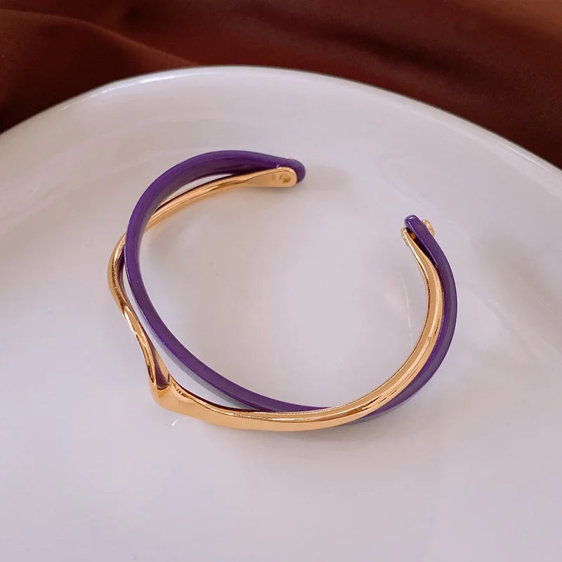 Adriana Wave Frame Bracelet