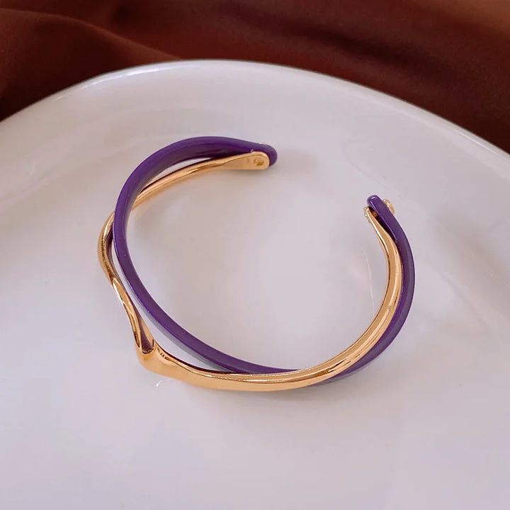 Adriana Wave Frame Bracelet