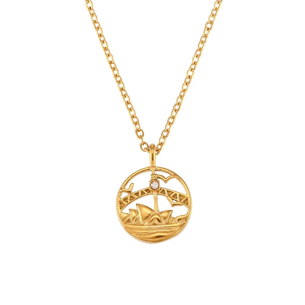 18k City Necklaces