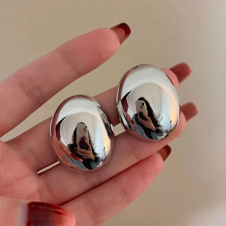 Catalina Bold Oval Statement Studs