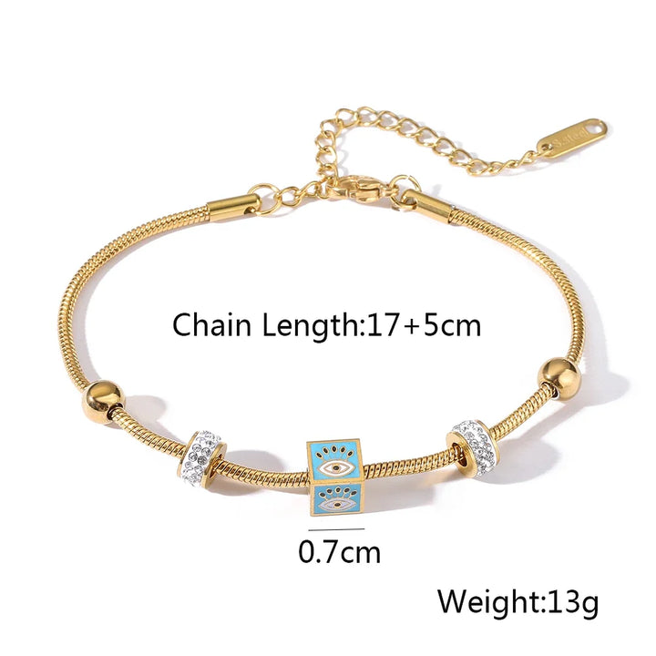 Cute Evil Eye Charm Bracelets