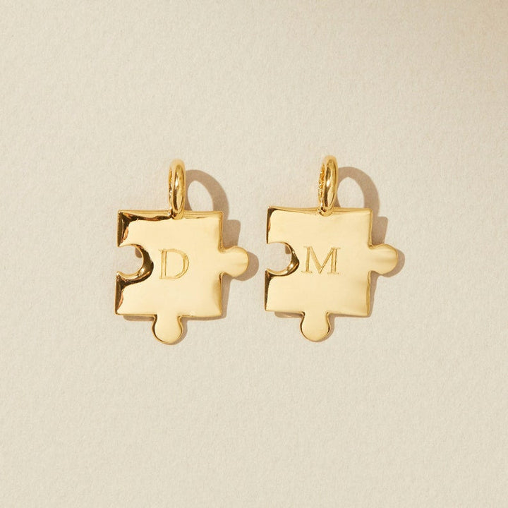 SOULMATE Personalized Puzzle Initial Necklace