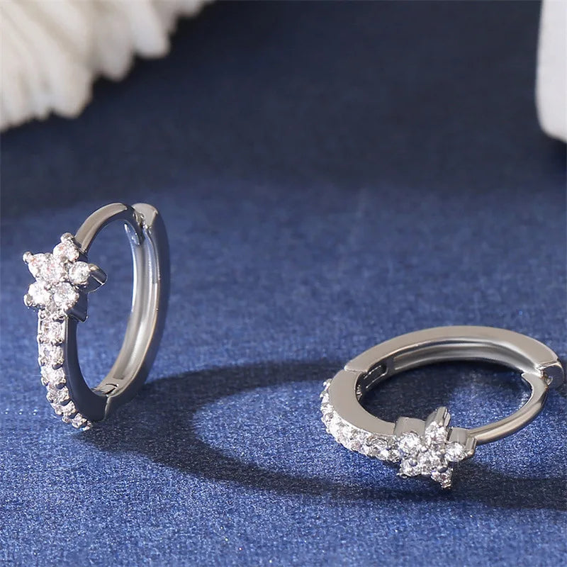 Velena Micro Pave Hoops