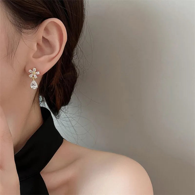 Vivienne Crystal Bloom Earrings