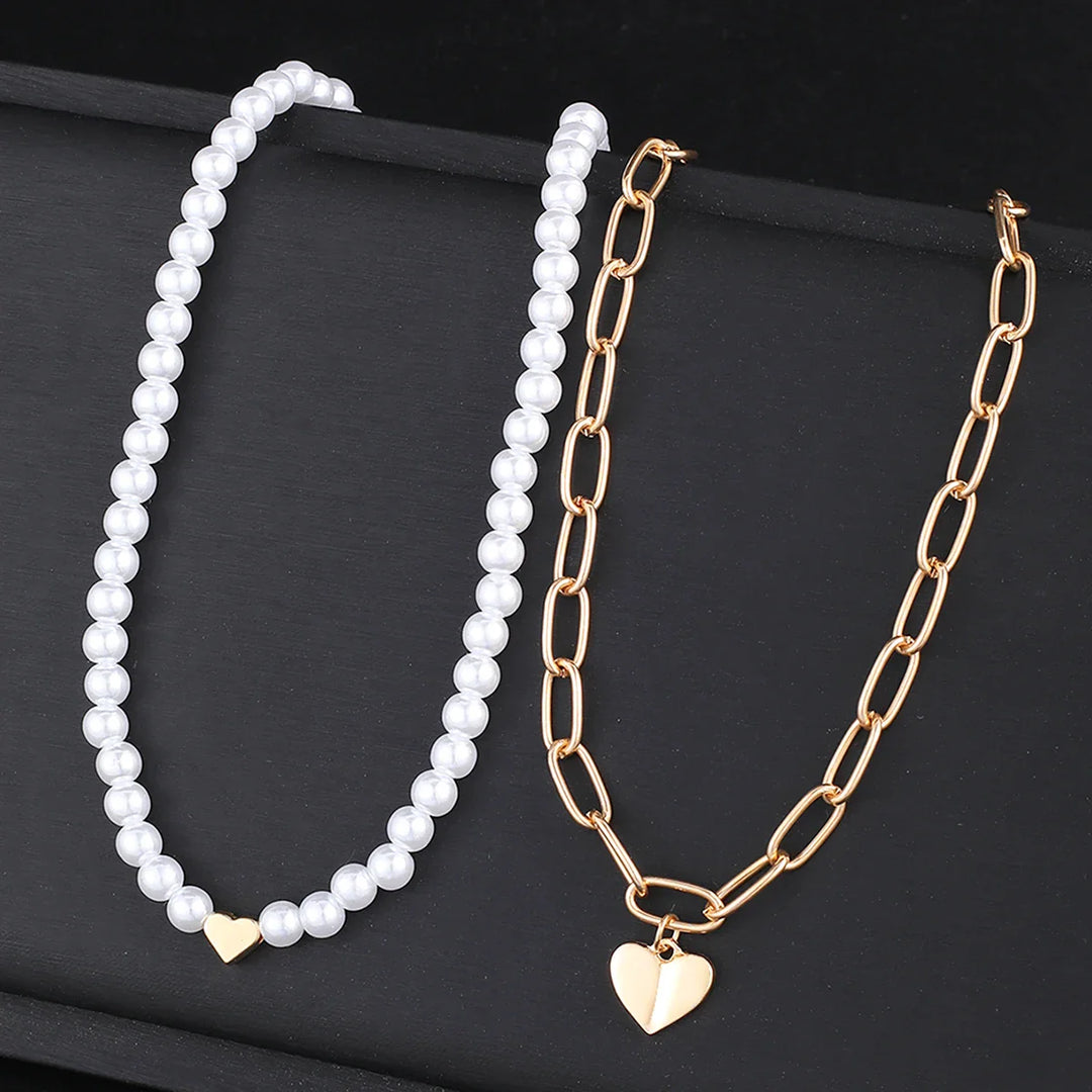 The Eternal Grace Pearl & Gold Duo