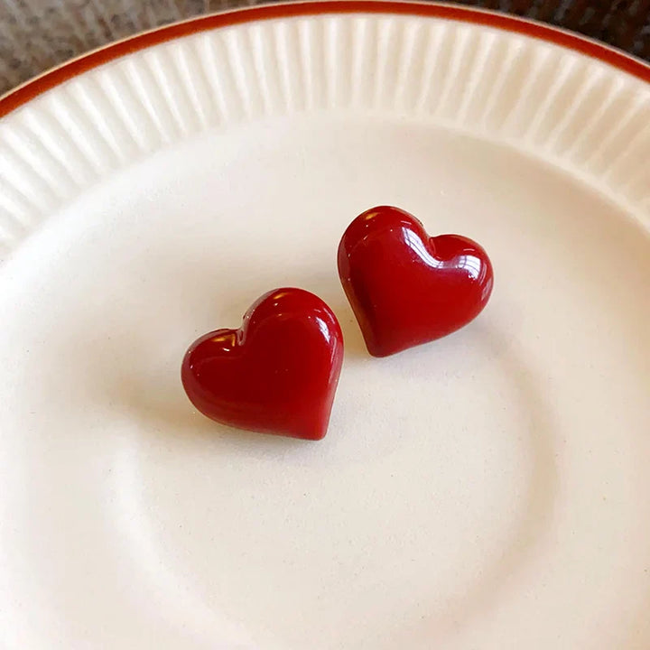 Valentina Heart Hoop Earrings