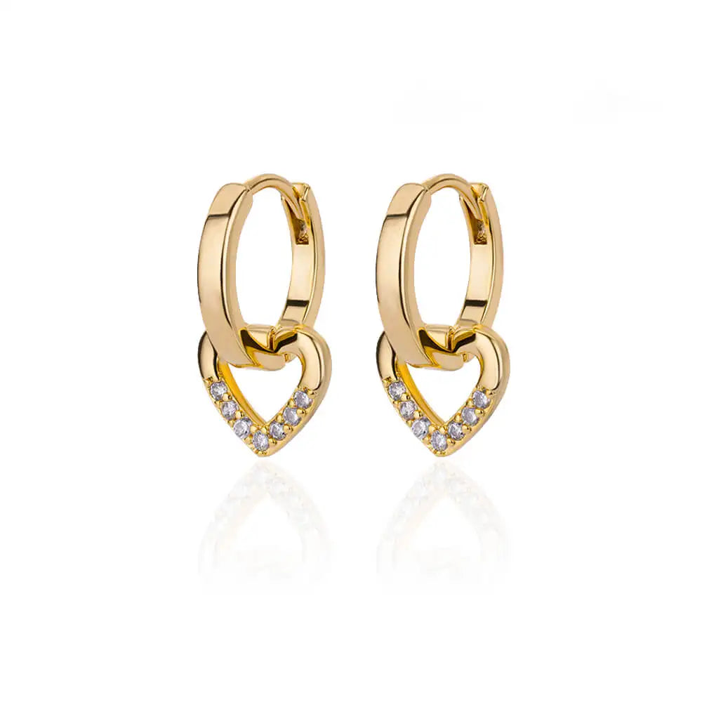 Colette Hollow Heart Drops