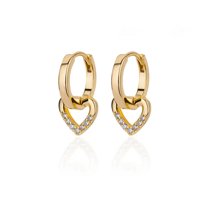 Colette Hollow Heart Drops