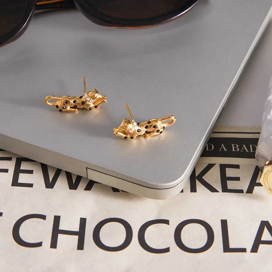 Softly Wild Gold-Plated Earrings