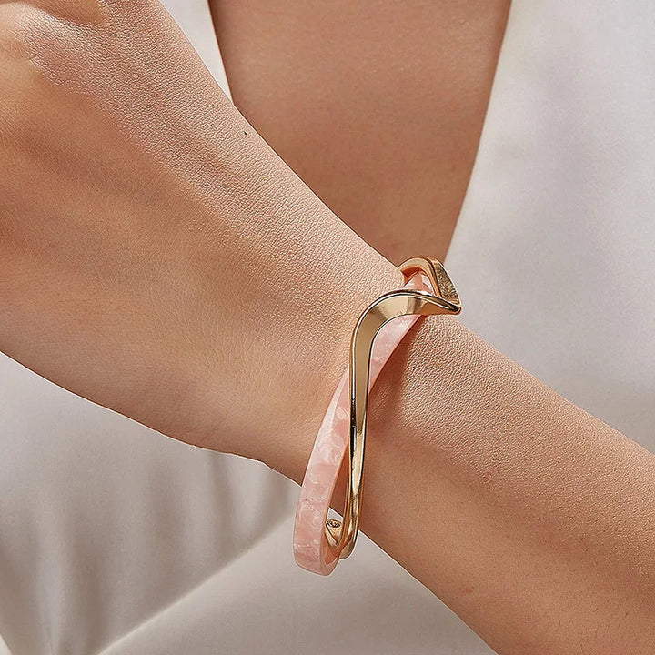 Adriana Wave Frame Bracelet