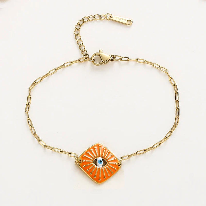Simple Boho Evil Eye Bracelet