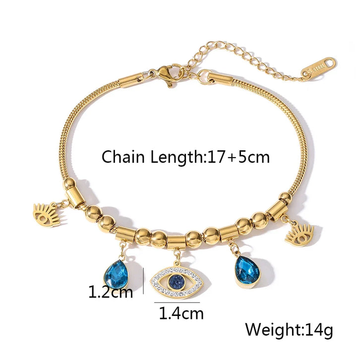 Cute Evil Eye Charm Bracelets