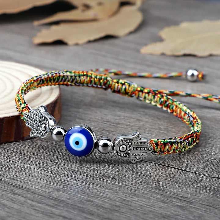 Braided Lucky Evil Eye Bracelets