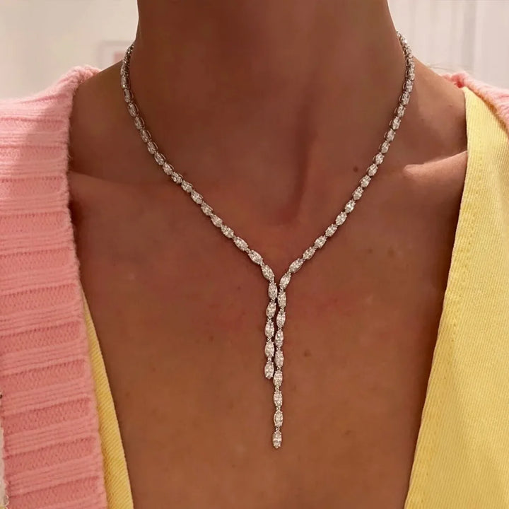 Fashion Y Shape Long Necklace