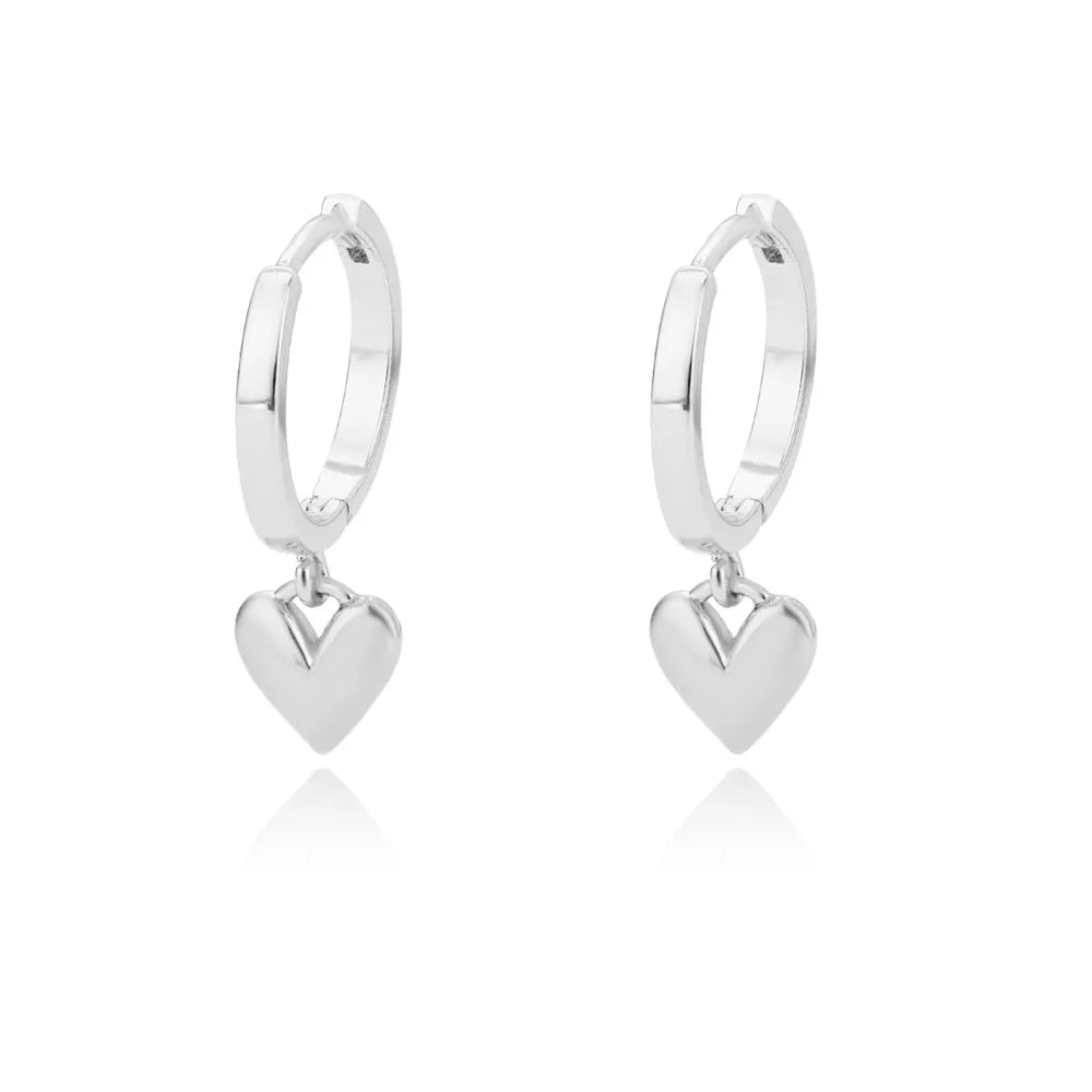 Mila Classic Heart Earrings