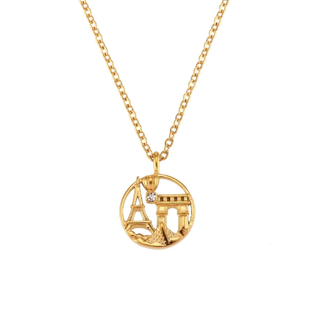 18k City Necklaces