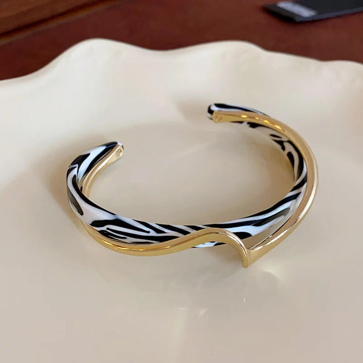 Adriana Wave Frame Bracelet