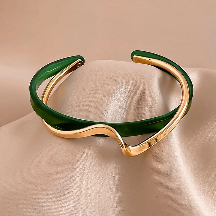 Adriana Wave Frame Bracelet