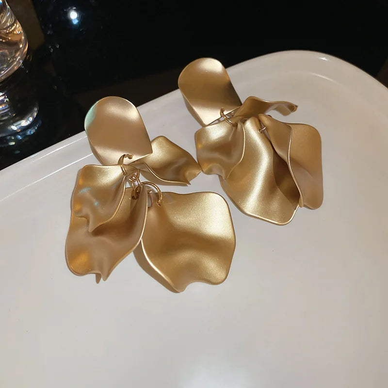 Ravella Scarlet Petal Earrings