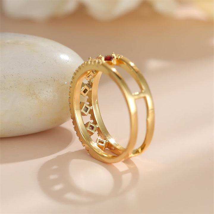 Prism Threads Ring