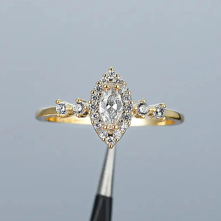 Exquisite Marquise Zirconia Ring