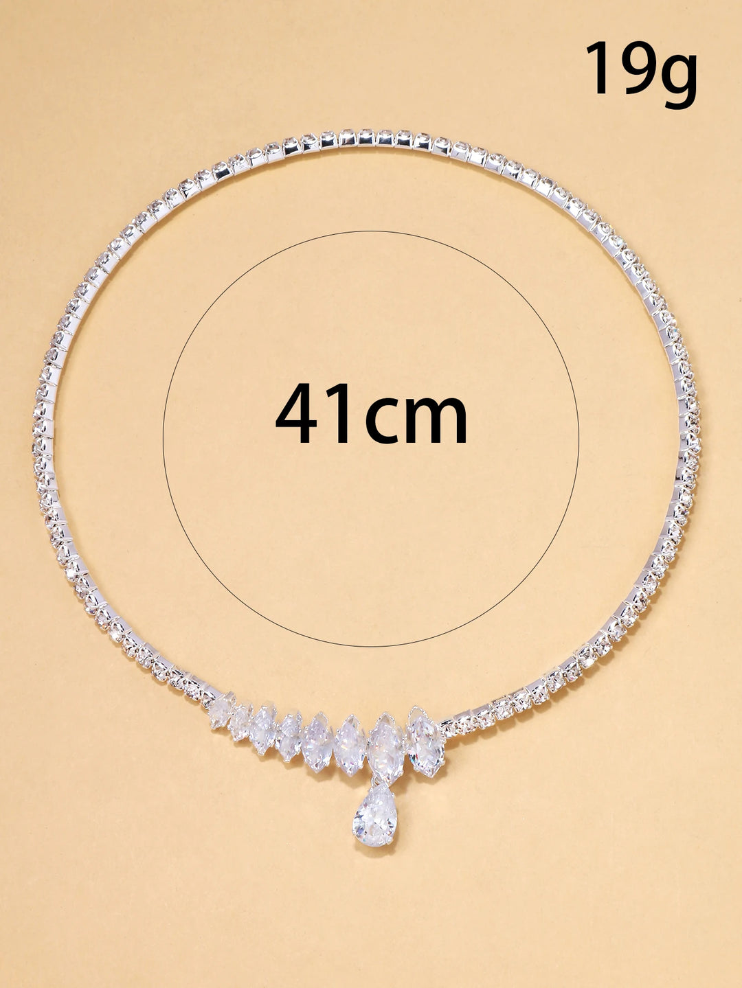 New women's rhinestone necklace