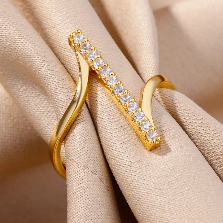 Brinley Pavé Wrap Ring