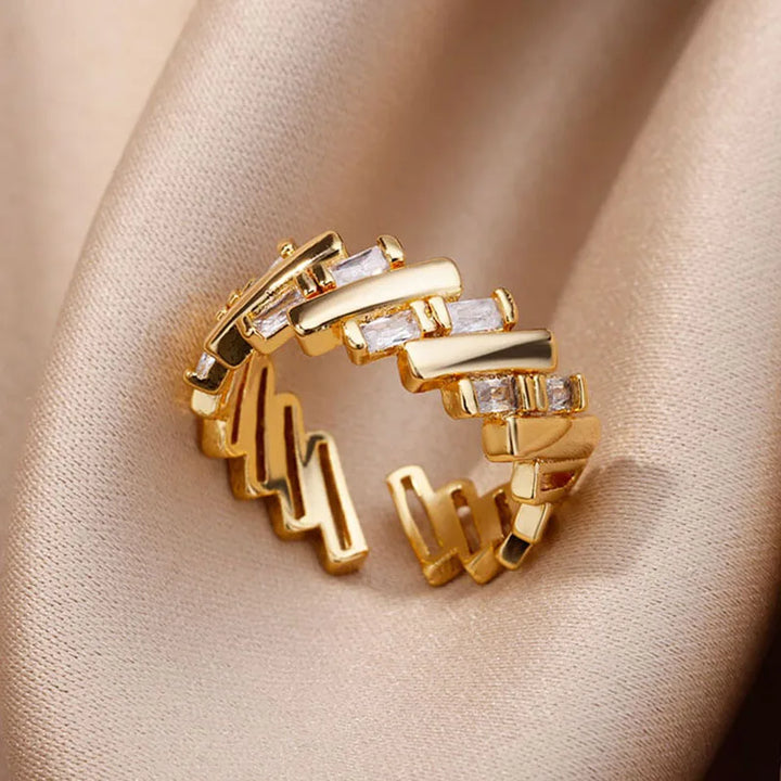 Mariselle Linear Baguette Accent Ring