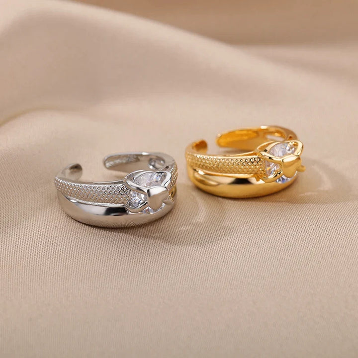 18k Golden Radiance Ring