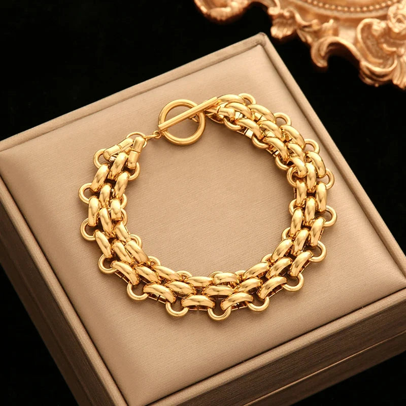 18k Chunky Jewelry Set