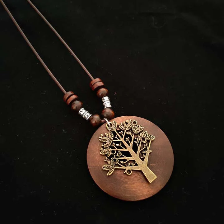 Orvella Bohemian Layered Circle Statement Necklace