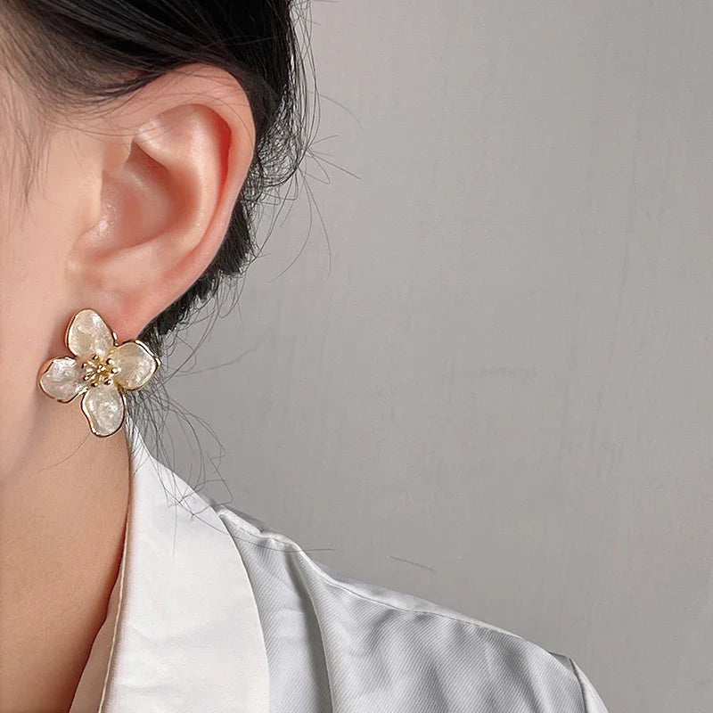 Seraphina Petal Crest Earrings