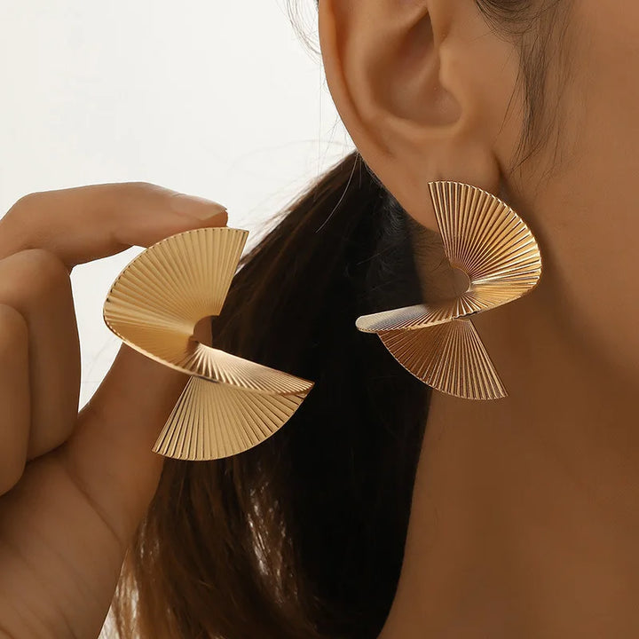 Veloura Aurea Spiral Earrings