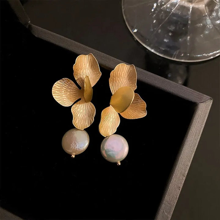 Calviera Gilded Flower Earrings