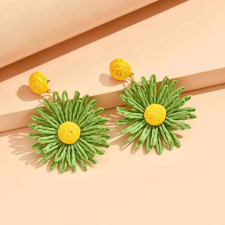 Azmara Sunburst Statement Earrings