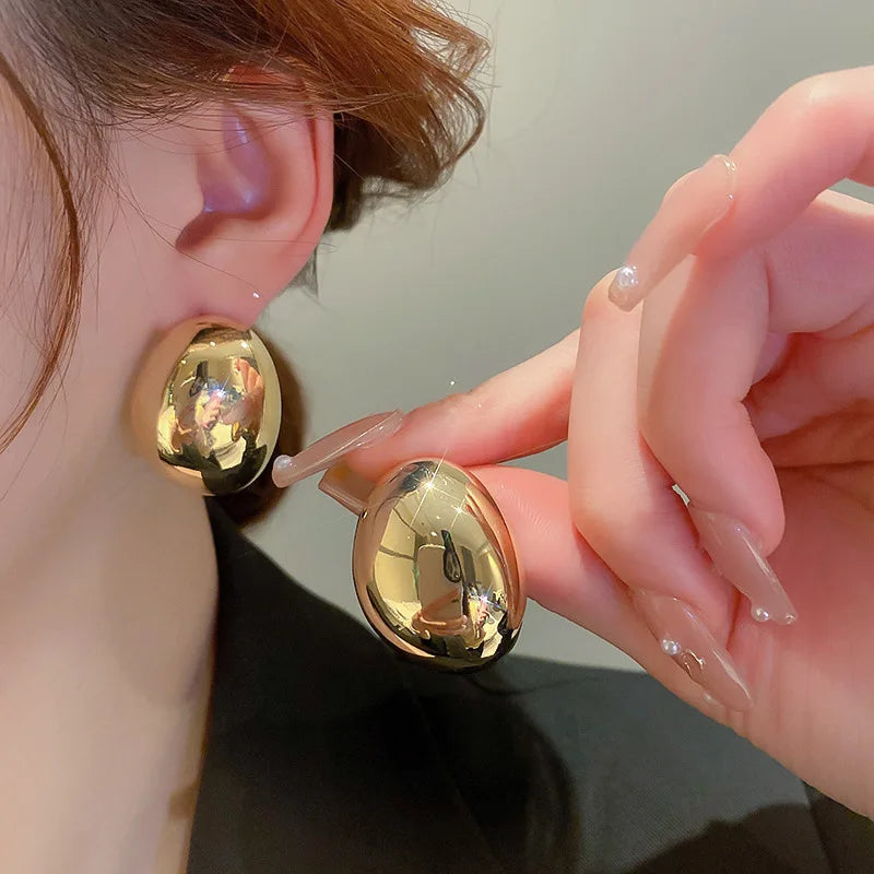 Catalina Bold Oval Statement Studs
