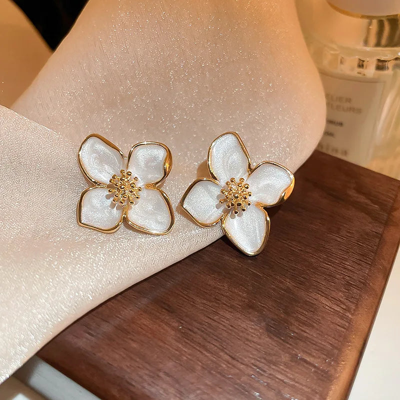 Seraphina Petal Crest Earrings