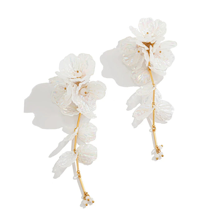 Alessira Ivory Bloom Earrings