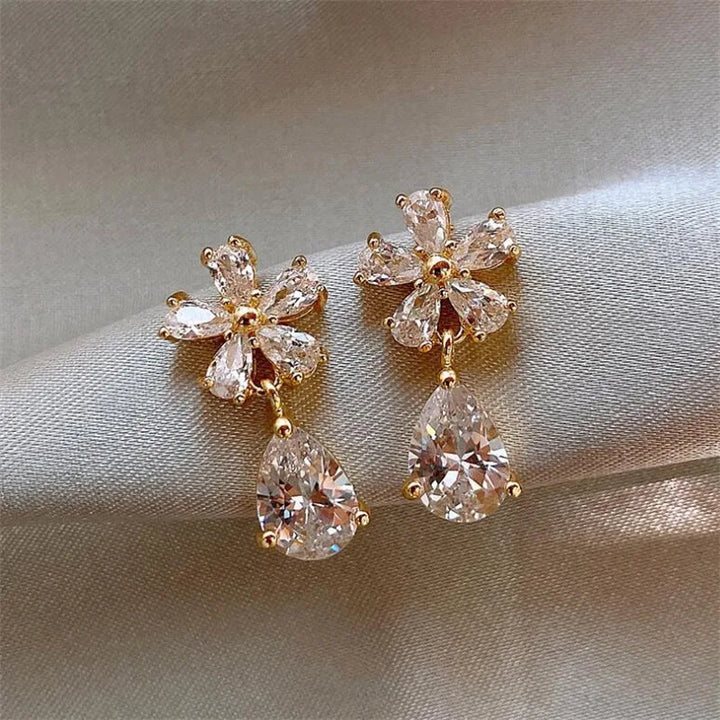 Vivienne Crystal Bloom Earrings