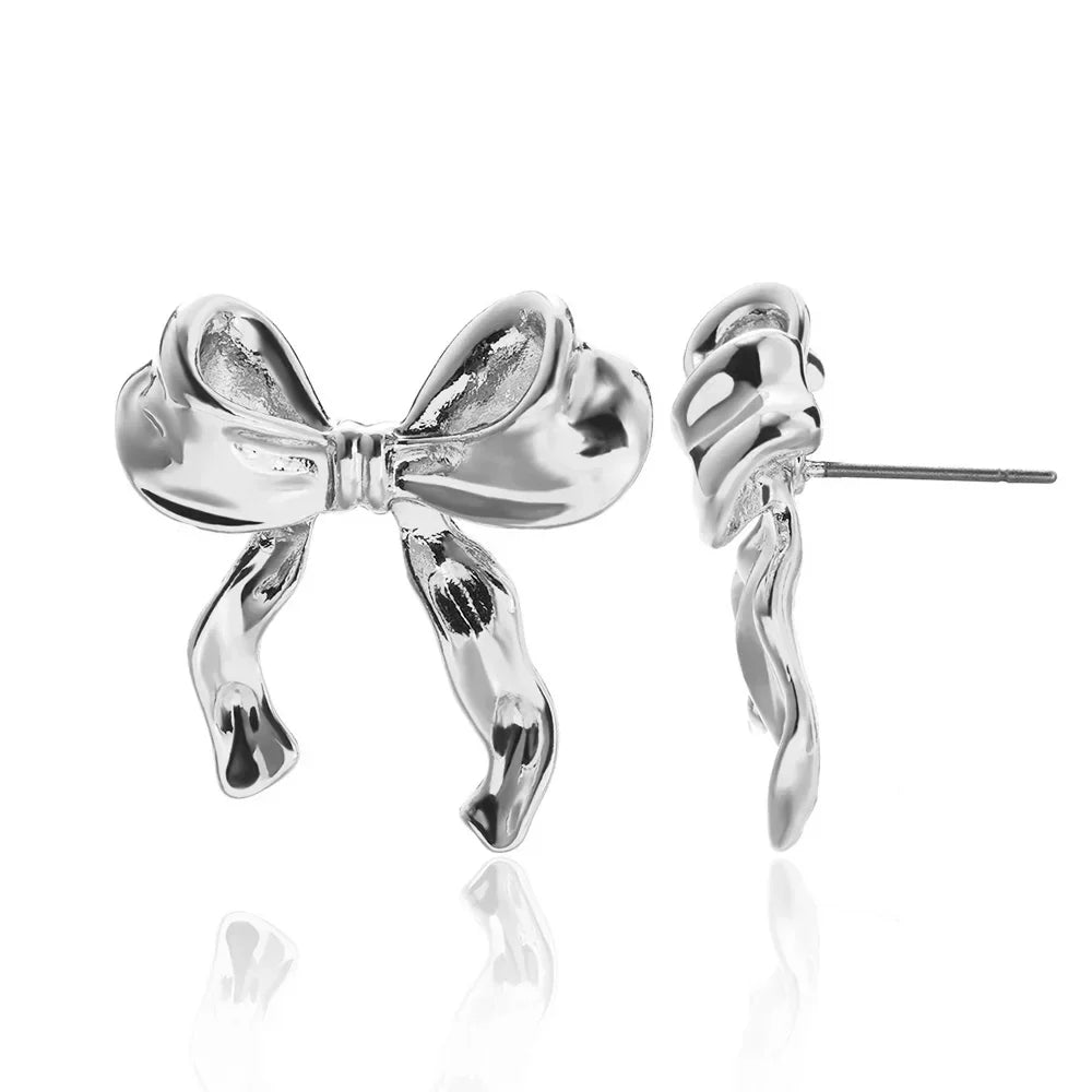 Elodie Bow Stud Earrings