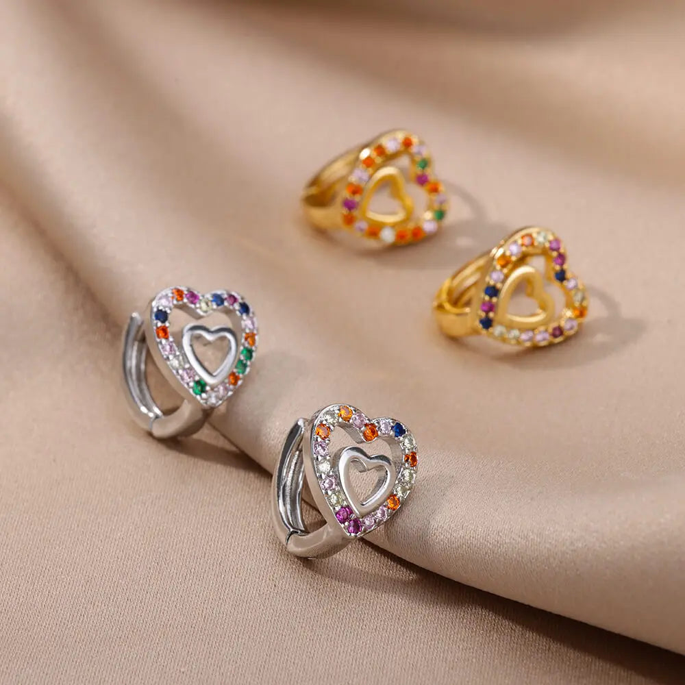 Colette Hollow Heart Drops