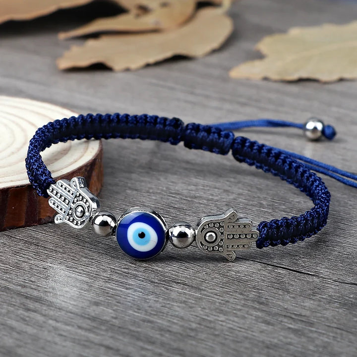Braided Lucky Evil Eye Bracelets
