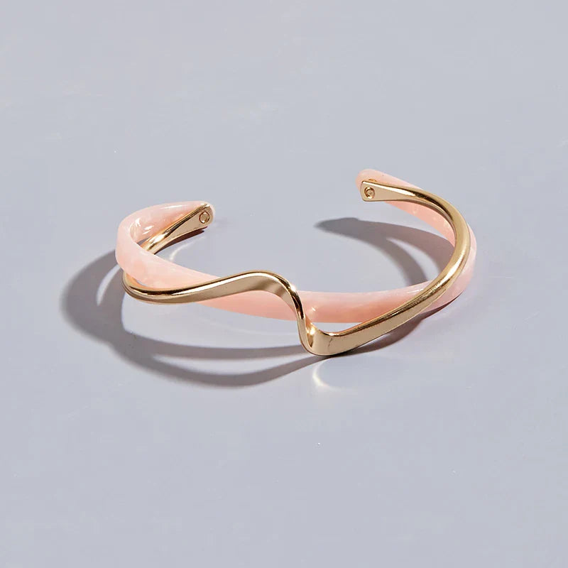 Adriana Wave Frame Bracelet