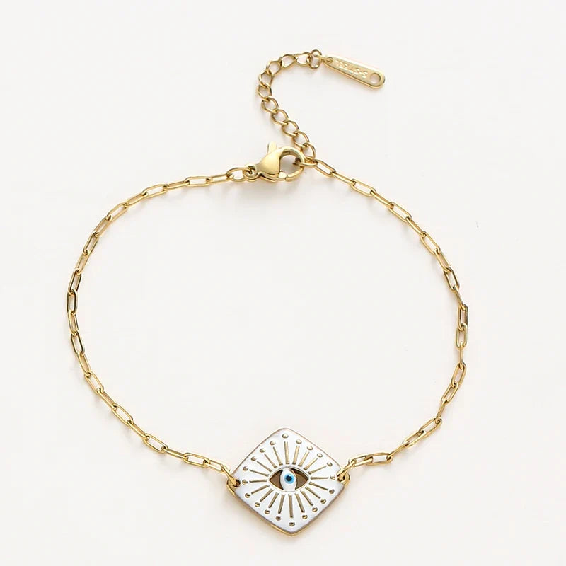 Simple Boho Evil Eye Bracelet