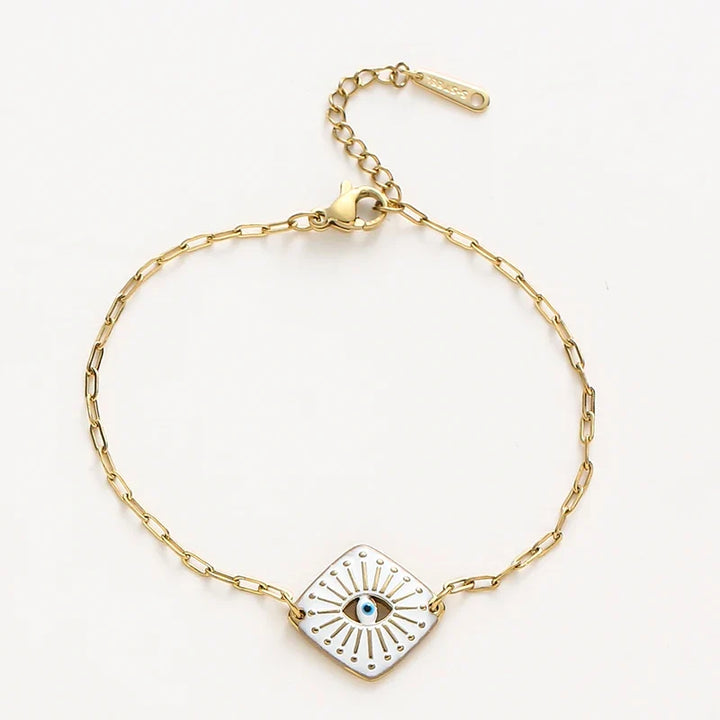 Simple Boho Evil Eye Bracelet